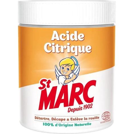 Produit d'entretien St Marc acide citrique poudre 500 grammes