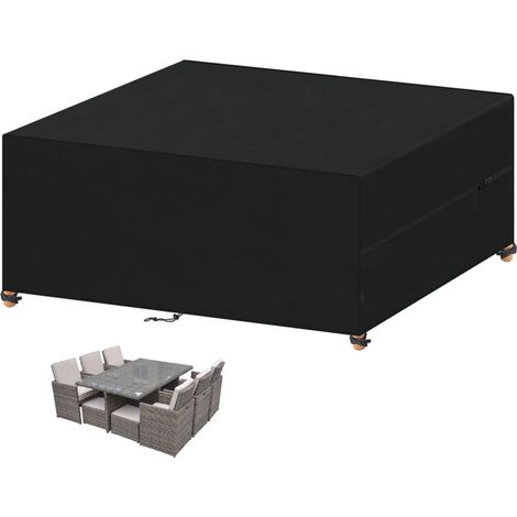 Gartenmöbel Abdeckung 360x240x90cm Wasserdicht & UV-beständig 420D Oxford (1/5)