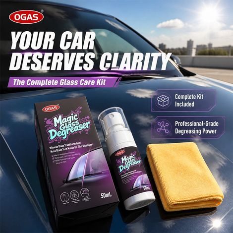 Konzentrat für Scheibenwaschflüssigkeit, kraftvoller Reiniger zur Entfernung von Windschutzscheibenfolien – Magic Windshield Film Remover 50 ml -- DE (1/4)