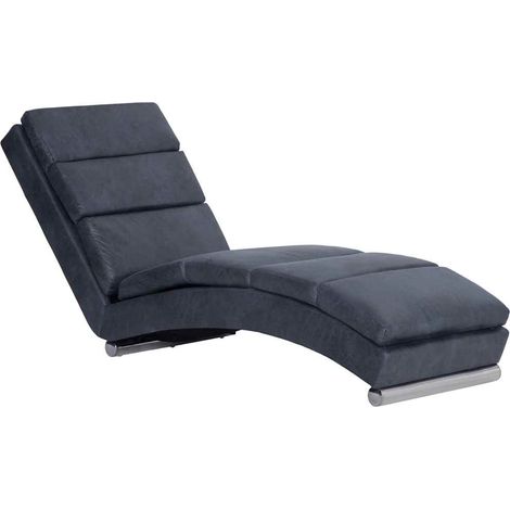 vidaXL Diván de piel de ante artificial gris (1/2)