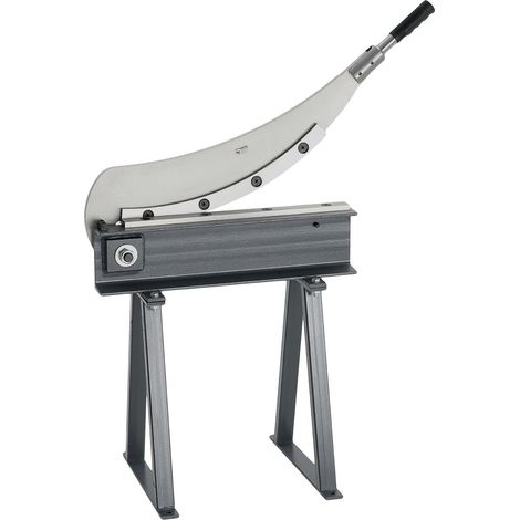 Mophorn Cesoia a ghigliottina manuale, taglierina da banco con larghezza del letto di 500 mm, ideale per la lavorazione di lamiere in materiale Q235, con supporto e alta precisione