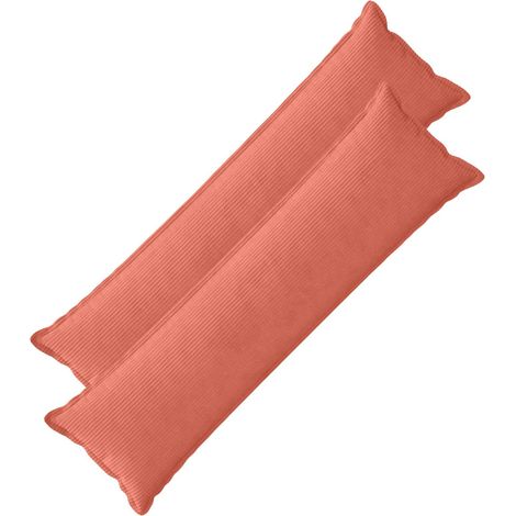 vidaXL Cushion Cover 2 pcs HOUTEN Red Orange 40 x 145 cm Corduroy (1/5)