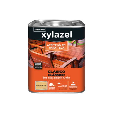 Aceite para Teca Xylazel Incoloro 750 ml