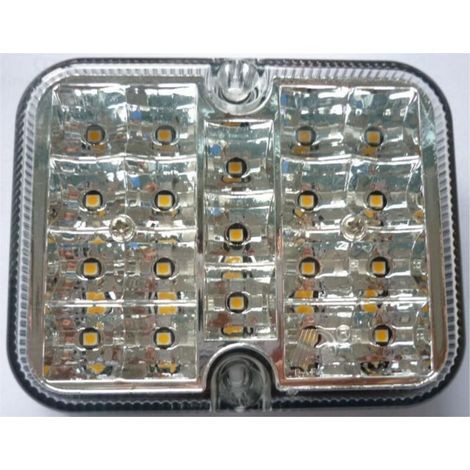 Feu de recul LED 12V 3W – Dimensions 101x81 mm – Fixation à visser entraxe 65 mm – Indice de protection IP67