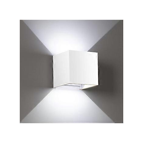 Moderne weiße Außenwandleuchten, Verandaleuchten mit verstellbarem Lichtwinkel, LED-Wandleuchten aus Aluminium, einfache Installation, geeignet für den Innen- und Außenbereich