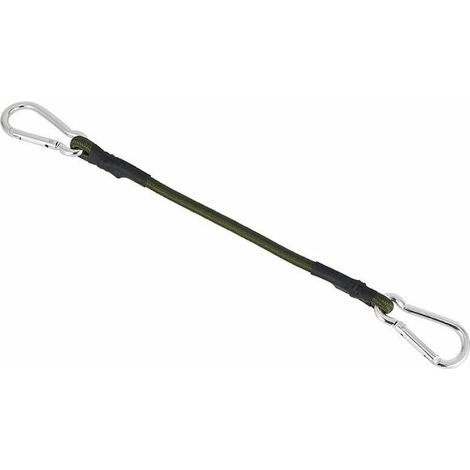 Kit d'accessoires pour voile d'ombrage - 4 tendeurs élastiques - Noir - Protection solaire - Fixation - Outils d'installation, Vert (1/5)