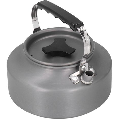 1,1-Liter-Wasserkocher für den Außenbereich, hitzebeständig, korrosionsbeständig, tragbar, für Tee und Kaffee, Camping und Picknicks (1/5)