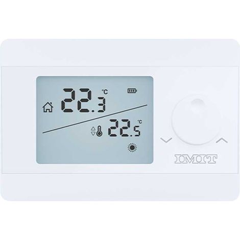 Thermostat d’ambiance Digital Imit Silver TA S, filaire