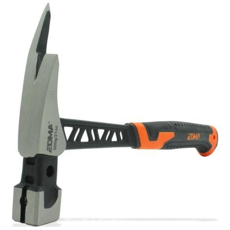 Marteau de Charpentier, Forgé d'une Seule Pièce, Poignée Ergonomique Antidérapnate, 600 g