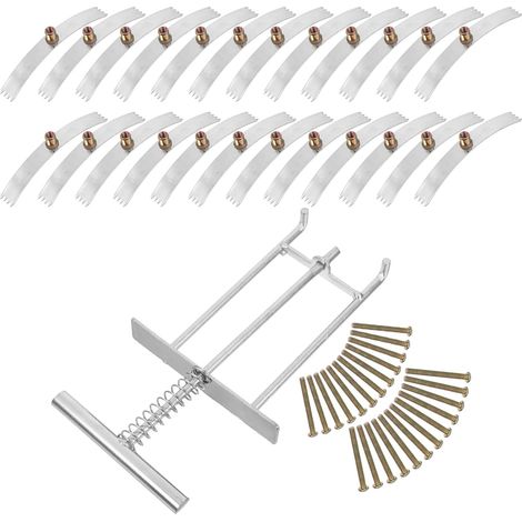 25 Pièces Kit de Réparation pour Boîte Électrique Type Outil Polyvalent pour Fixation et Réparation de Prises Interrupteurs et Boîtiers Muraux (1/5)