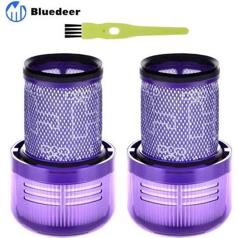 V12 Lot de 2 filtres pour Dyson V12 Detect Slim Absolute Extra Aspirateur Filtre de Remplacement pour Dyson V12 Slim Motorhead Complete Pièces de rechange Accessoires 971517-01 (1/5)