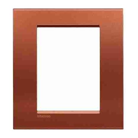 BTILNA4826RK Placca quadra Livinglight 3+3 moduli
