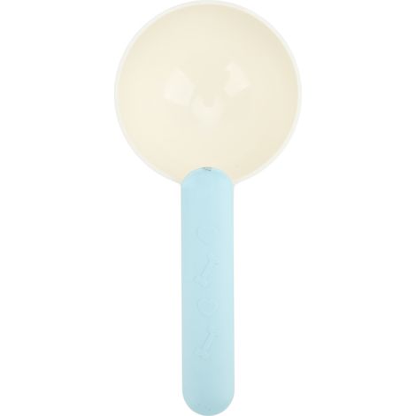 Cuillère multifonction pour croquettes de chien avec fermeture hermétique pour chats et chiens (bleu et blanc) (1/5)