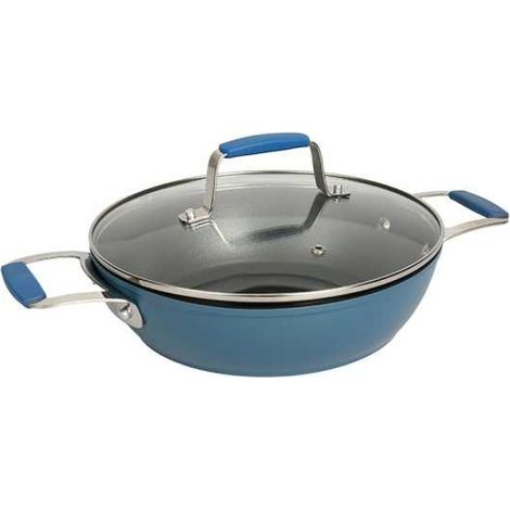 Cacerola Baja Aluminio Forjado Blue 28 cm HABITEX