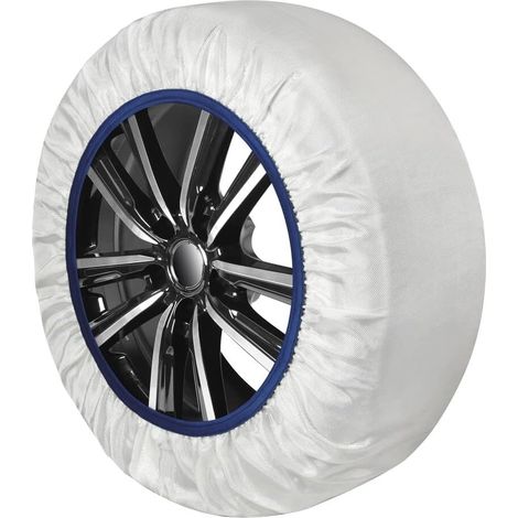 Paire de chaussettes neige compatibles pneus 13 à 19 pouces, montage rapide, sécurité ABS ESP