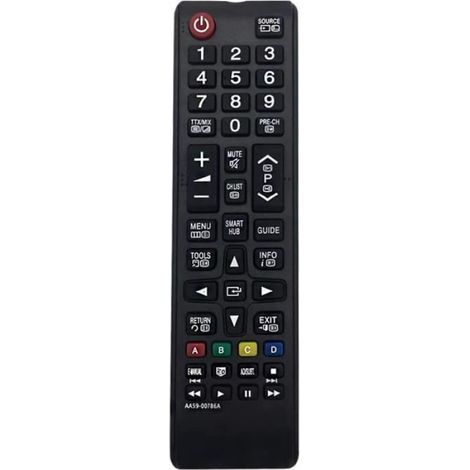 Nouvelle télécommande TV de Remplacement AA59-00786A pour telecommande Samsung Smart LCD LED TV UE50F6470 UE55F6470 UE65F6470 (1/4)