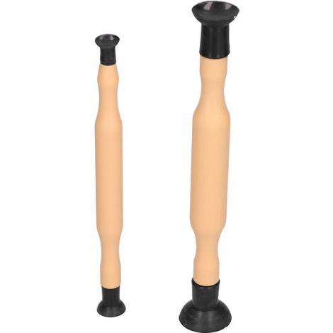 UlisemLot de 2 outils manuels de rodage et de meulage de soupapes, ventouses à double extrémité 1-1/8 po, 1-3/8 po, 5/8 po, 3/16 po (1/4)