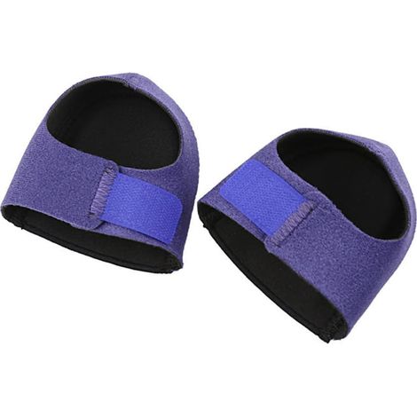 Protège-talon bleu PACKOVE, en tissu rembourré et revêtement SBR (1/5)