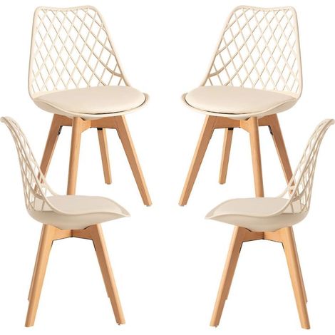 Packs Sillas Comedor - Pack 4 Sillas Mima - Beige (1/5)