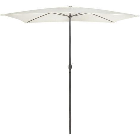Parasol Aktive de aluminio rectangular crema 200x300 cm (1/5)