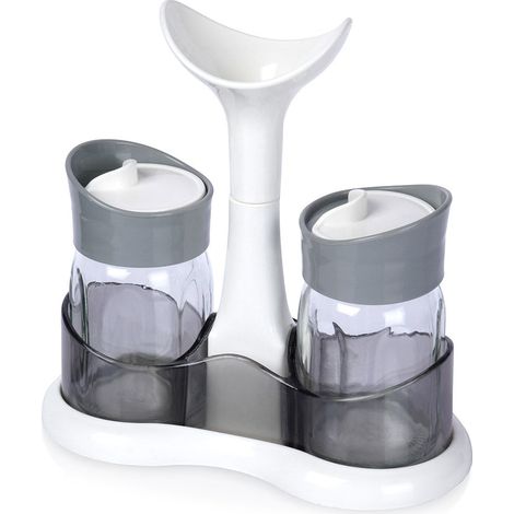 Salz- und Pfefferstreuer, 2 Glasbehälter, 80 ml (1/5)