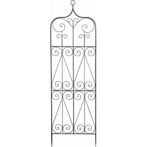 Rankgitter, Metall anthrazit, unterverzinkt 51 x 164 cm (1/2)
