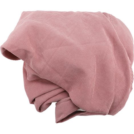 Housse de chaise en velours côtelé, pouf doux, jouets en peluche, canapé de rangement pour enfants adultes, animaux domestiques, chiens, chats, rose (1/2)