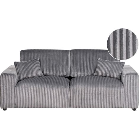 3-Sitzer SANDORA Cord Grau