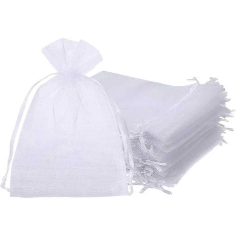 Saco De Protección Para Frutas - Organza Transparente - 30 Cm X 20 Cm - 100 Unidades (1/5)