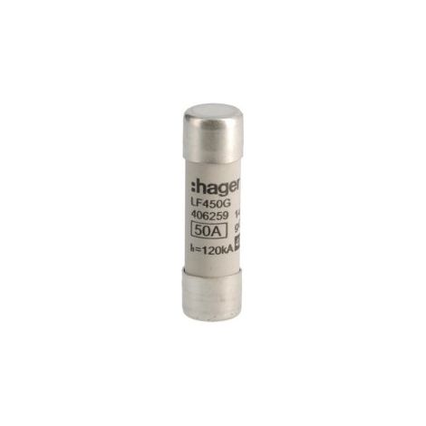 Cartouche fus.14x51 gG 50A - HAGER LF450G (1/2)