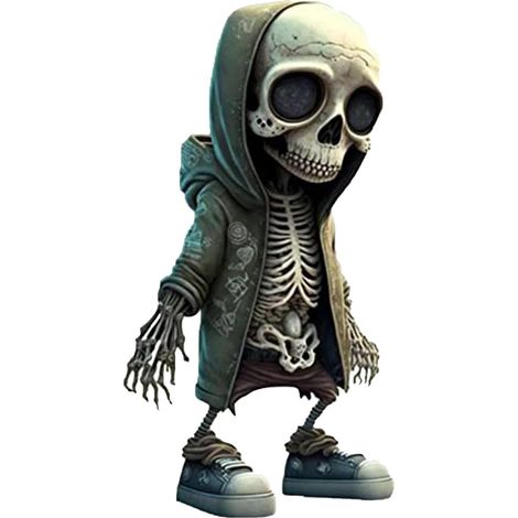 Totenkopffigur aus Kunstharz – Halloween-Sammlerstück, gotische Dekoration (1/4)