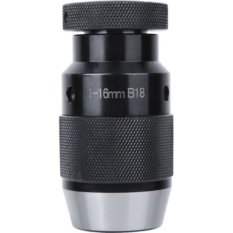 Mandrin de perçage à verrouillage automatique B18 pour tour, mandrin autoserrant, pièces CNC 1-16 mm (1/5)