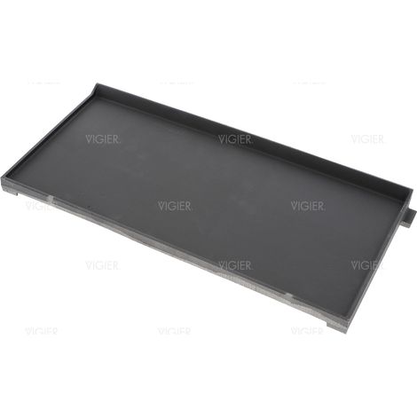 Plaque de cheminée 49,5 x 23,2 cm – Pour poêle à bois – Acier résistant – Compatible avec modèles Supra