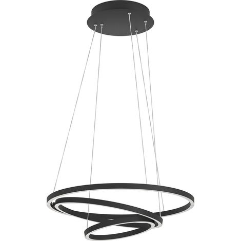 EGLO - Lobinero-Z pendant black Ø57 - TW - Zigbee, Bluetooth
