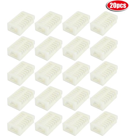 Cage À Reine En Plastique Pour Apiculture - Outil D'élevage Et De Capture - Résistant Et Non Toxique - Lot De 20 Pièces (1/5)