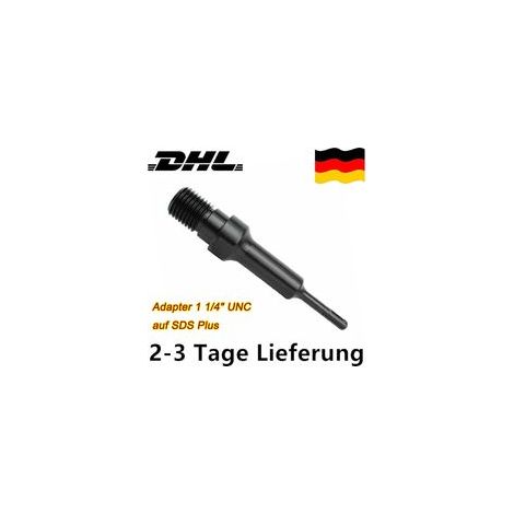 Adaptateur 1 1/4" UNC vers SDS Plus pour foret diamanté, carottier DHL (1/5)