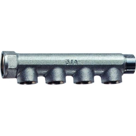 FAR 3550 Collettore Componibile Lineare Cromato Diam.1" Maschio Femmina 4 Derivazioni Diam.1/2" Femmina - 3550 1 (1/2)