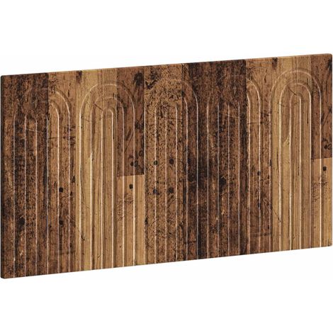 Cabecero montada en la pared ALKMAAR Madera envejecida vidaXL (1/5)