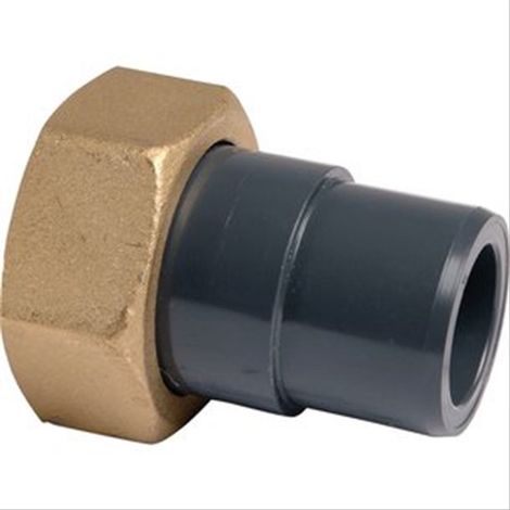 Union mixte, mâle PVC pression Ø32 écrou 1''1/4 Le lot de 10