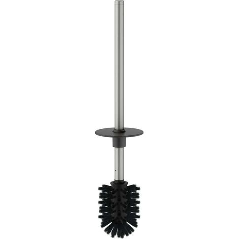 Keuco Toilettenbürste mit Griff und Deckel, Edelstahl-finish/Anthrazit