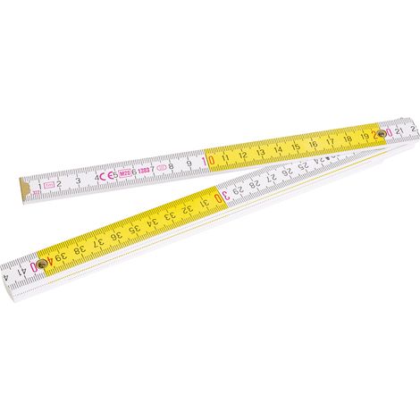 Faltlineal aus Holz, 1 m