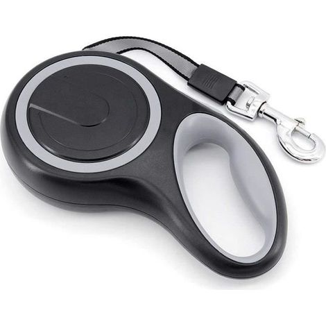 Online Store - 8M Laisse Chien Enrouleur pour Gros Chien Jusqu'à 110 lb/50 kg,Laisse de Dressage Automatique pour Chien,Gris (1/4)