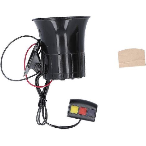 Bocina de coche de 12 V 30 W 105 dB con 3 tonos, alarma de emergencia, sirena compatible con coches, motocicletas y ciclomotores. (1/5)