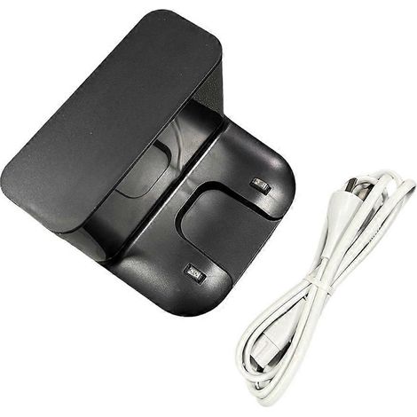 Station de charge + câble d'alimentation pour aspirateur Xiaomi Mijia 1T/1C/2C/MJSTS1 Dreame D9/F9/Z10 Pro/D10/D10 Plus (pièces détachées pour aspirateur, prise américaine). (1/5)