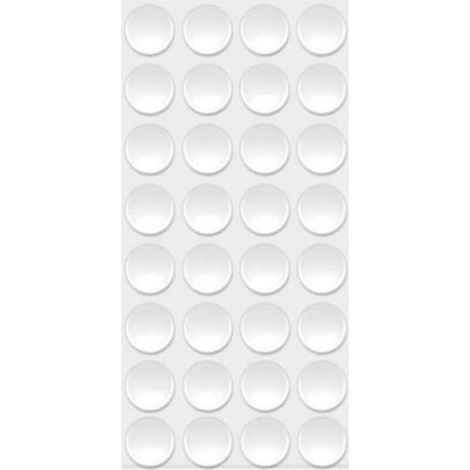 Lot de 12 tampons de protection en silicone transparents et autocollants pour amortir le bruit et éviter les glissements et les rayures (1/4)