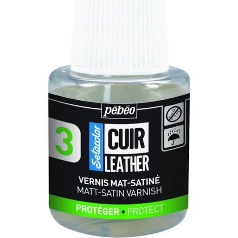 Vernis de finition - PEBEO - Setacolor - 110 ml - Mat/Satiné - Protection cuir
