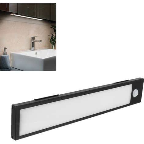 Lampe LED à détecteur de mouvement 950 mAh ultra-mince à induction pour armoire, penderie, couloir (1/5)
