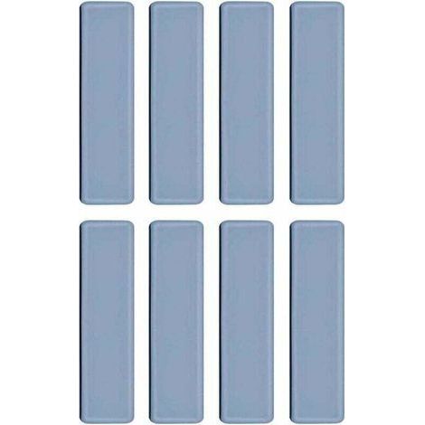 8 pièces Patins en Téflon Adhésifs Patin Glisseur en Teflon Patins en Téflon pour Meubles Patins Autocollants en Téflon Patins de Meubles Ronds pour Chaises et Fauteuils (B) (1/4)