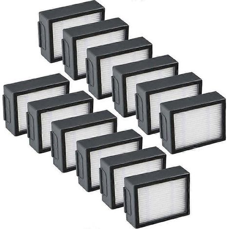 12er-Pack Ersatzfilter mit iRobot Roomba i & e i7 e5 e6 + J7 Bilder von Ersatz-Staubsaugerzubehör