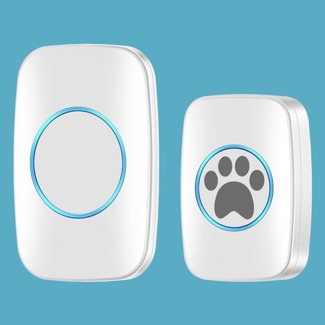 Sonnette sans fil pour animaux de compagnie, sonnette sans fil pour la maison, sonnette intelligente pour animaux de compagnie activée par capteur, sonnette de dressage canin individuel (1/5)